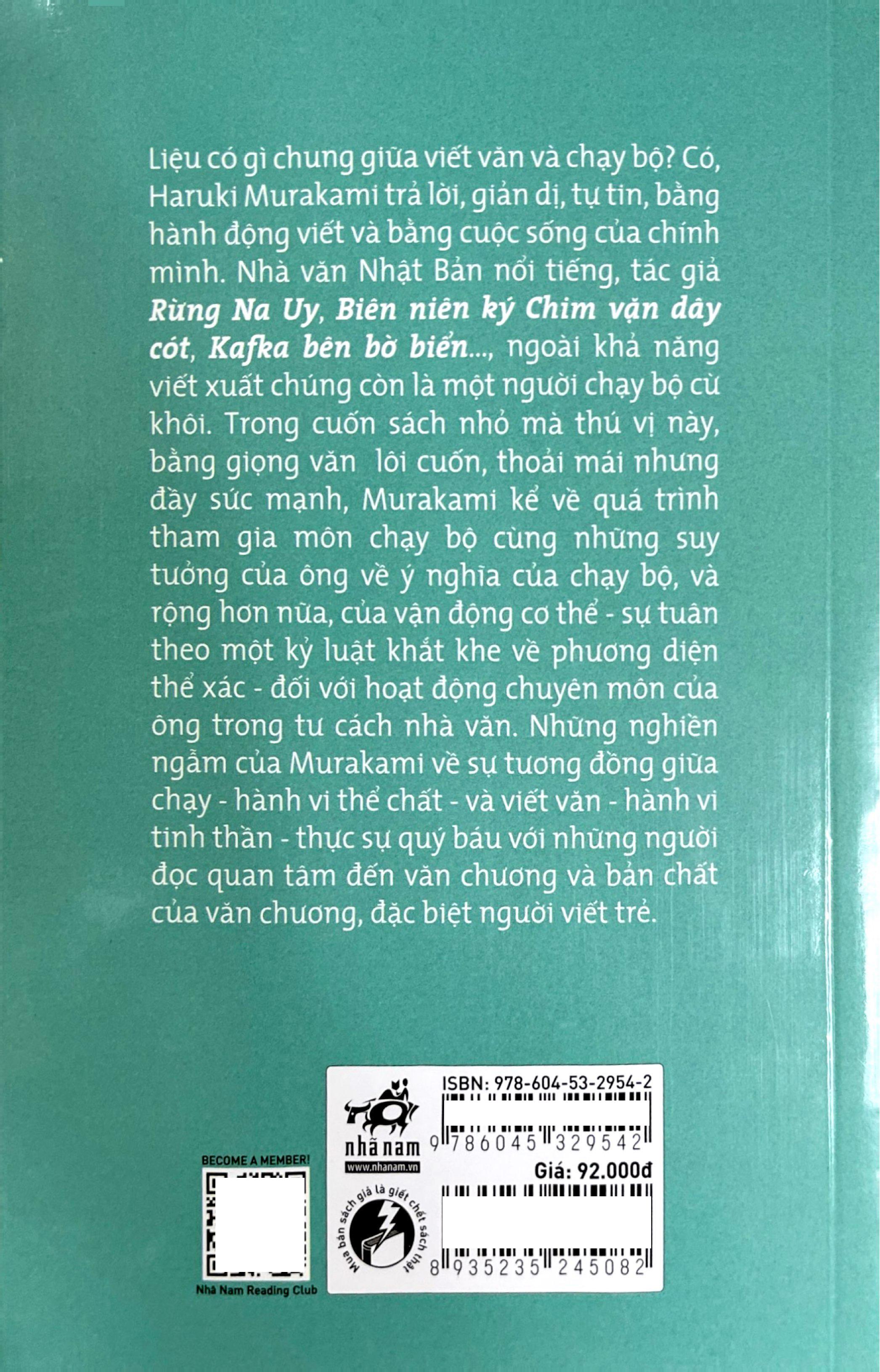 Sách - Tôi Nói Gì Khi Nói Về Chạy Bộ