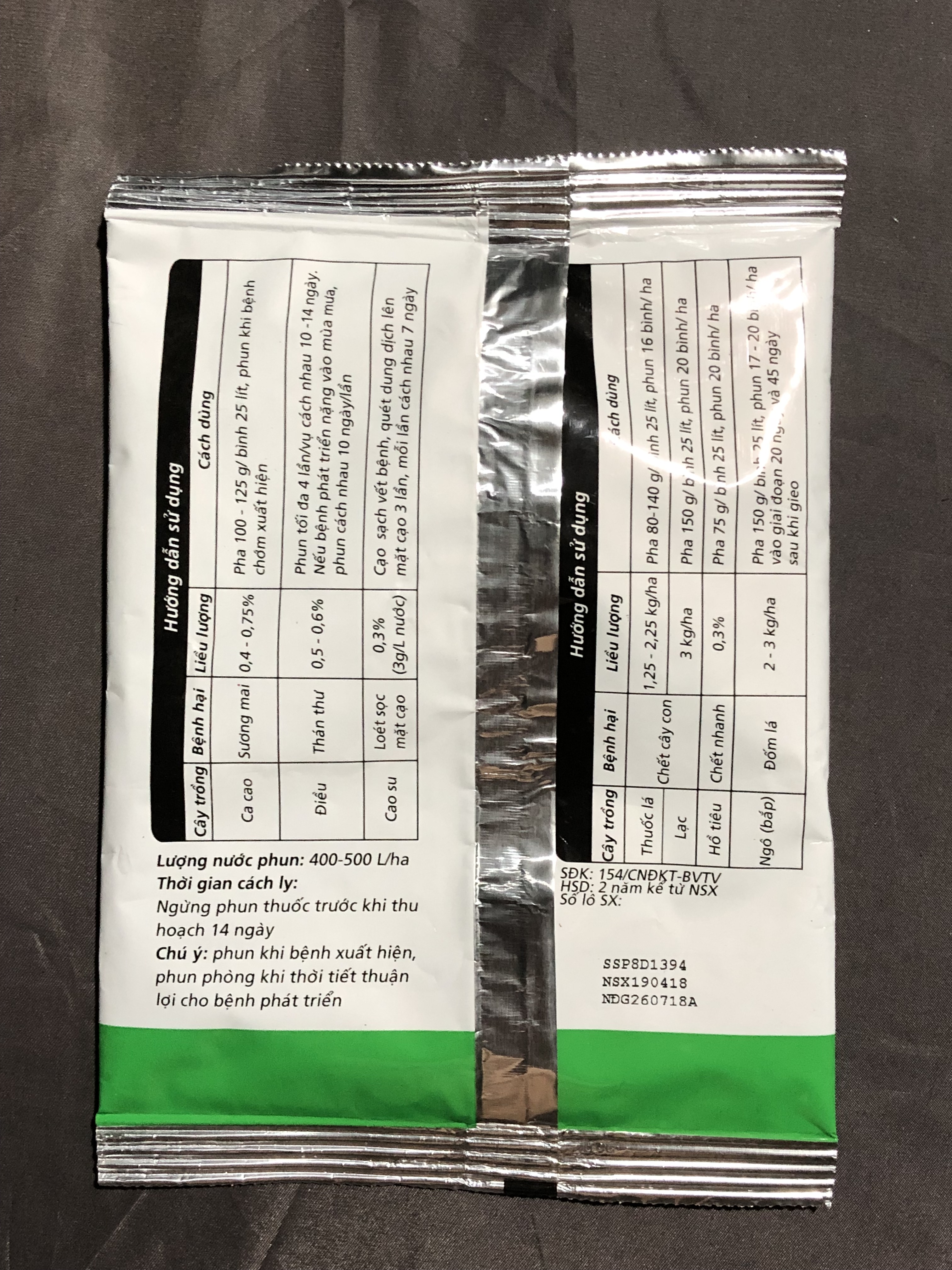 THUỐC TRỪ BỆNH RidomilGold syngenta trị Sương Mai, Thán thư, Loét sọc mặt cạo, Chết cây con, Chết nhanh trên cây trồng