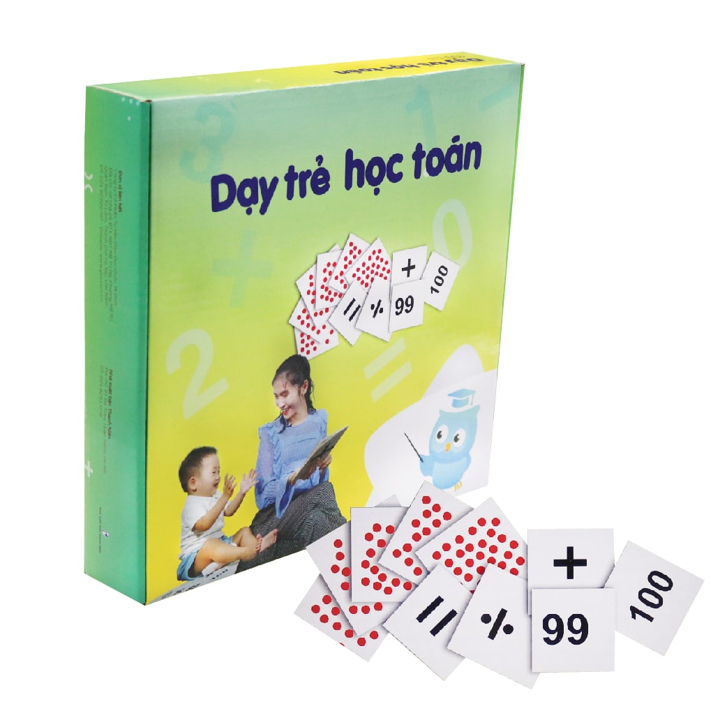 GDKids - Bộ Thẻ Dạy Trẻ Học Toán Glenn Doman Cho Bé (59 Thẻ Flashcards)