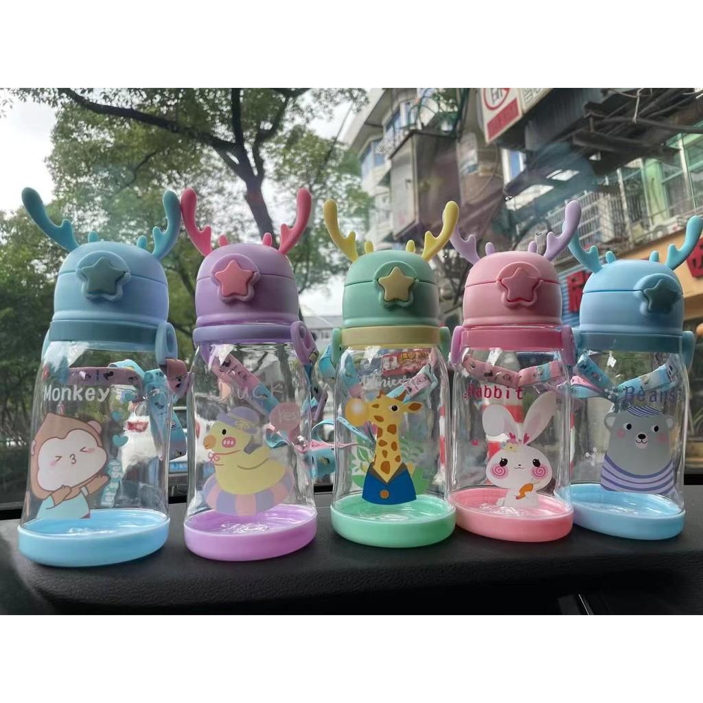 Bình Nước Hình Sừng Hươu Dễ Thương Cho Bé