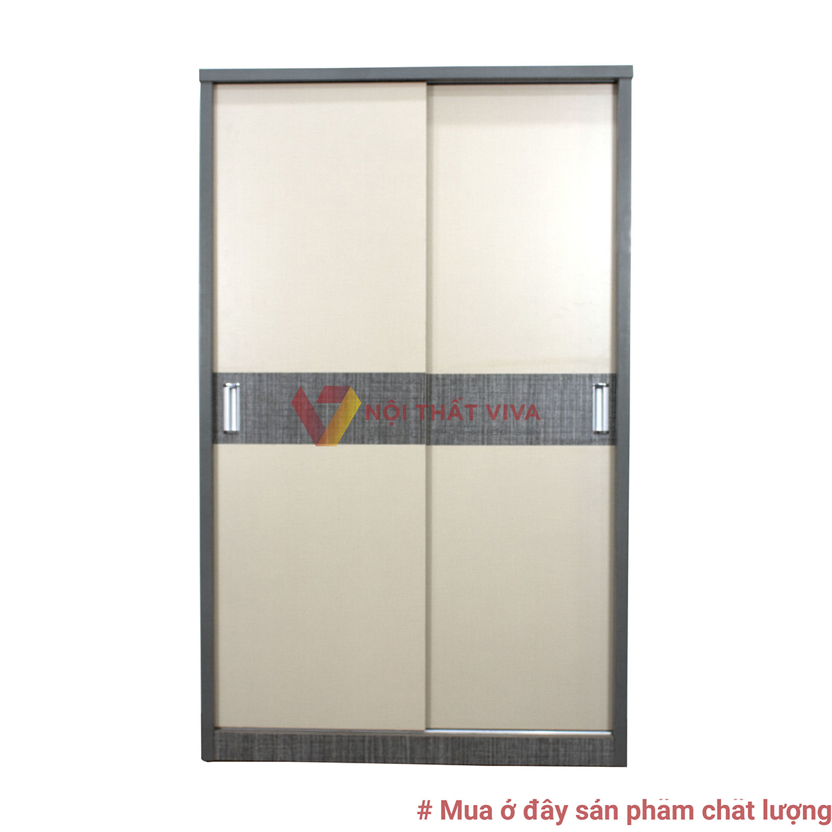 Tủ Áo 2 Cánh Cửa Lùa Gỗ Công Nghiệp MDF Melamine