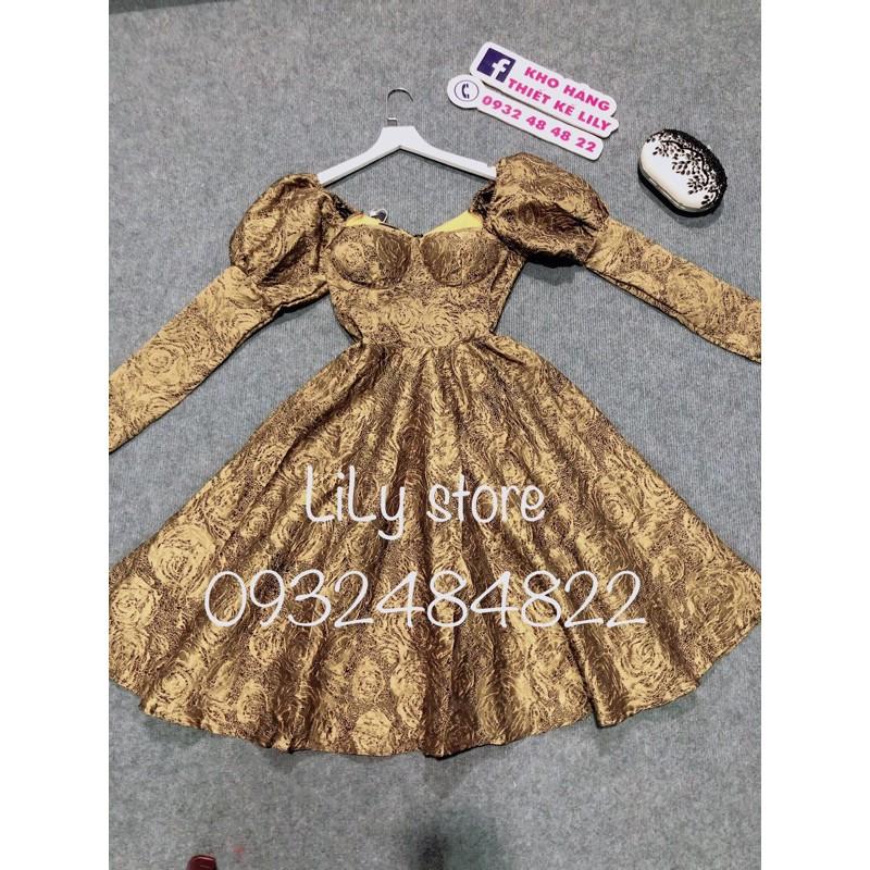 ĐẦM GẤM TAY DÀI