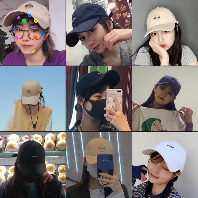 Mũ Lưỡi Trai Thêu Chữ Logo Tròn Phong Cách Ulzzang Form Unisex Nam Nữ Cao Cấp THEUNI KD