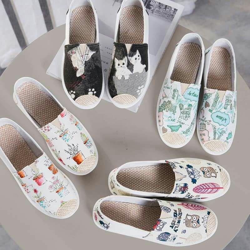 Giày sục mọi slip on viền đế bánh mì siêu xinh cá tính