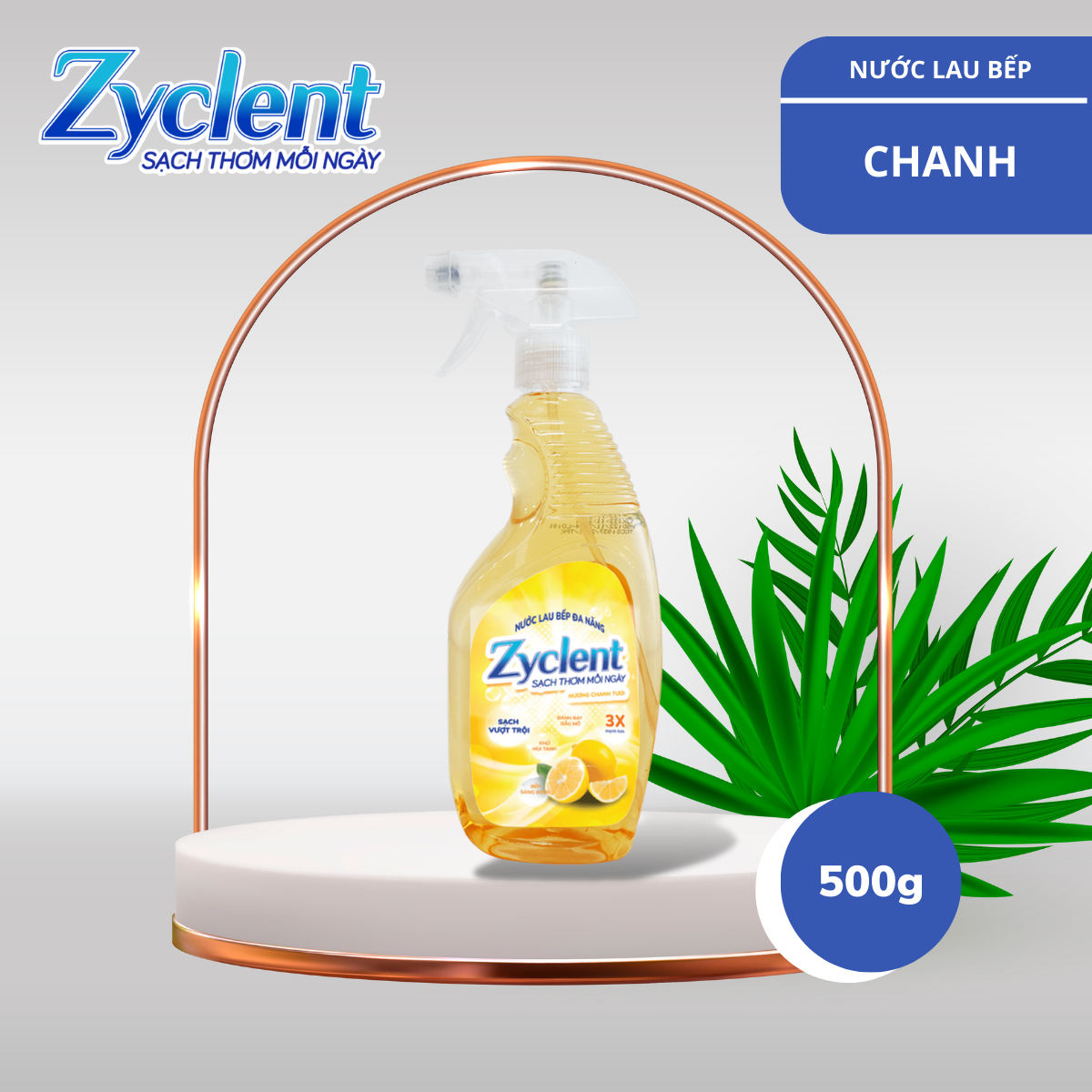 NƯỚC LAU BẾP ĐA NĂNG ZYCLENT - 500G