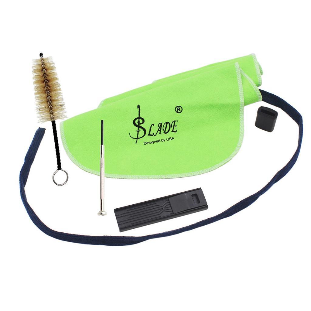 5-in-1 Cleaning Kit Parts for Flute Sax Saxophone Woodwind Instruments