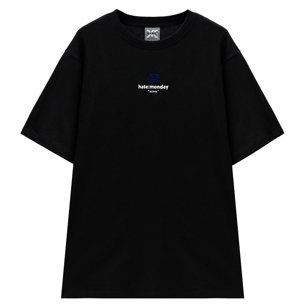 Áo thun XXME họa tiết Hate monday cao cấp màu đen - BLACK / WHITE / DARKGREEN