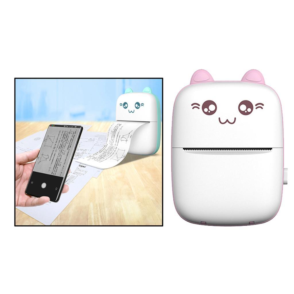 Mini Printer Thermal Bluetooth Pocket Picture Photo Receipt Note Printer 200dpi