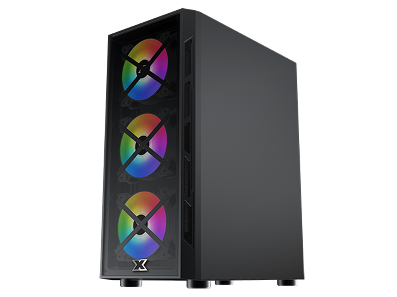 CASE XIGMATEK VENOM II GLS (EN47277) - MẶT KÍNH TRƯỚC ( MID TOWER ) - Hàng chính hãng