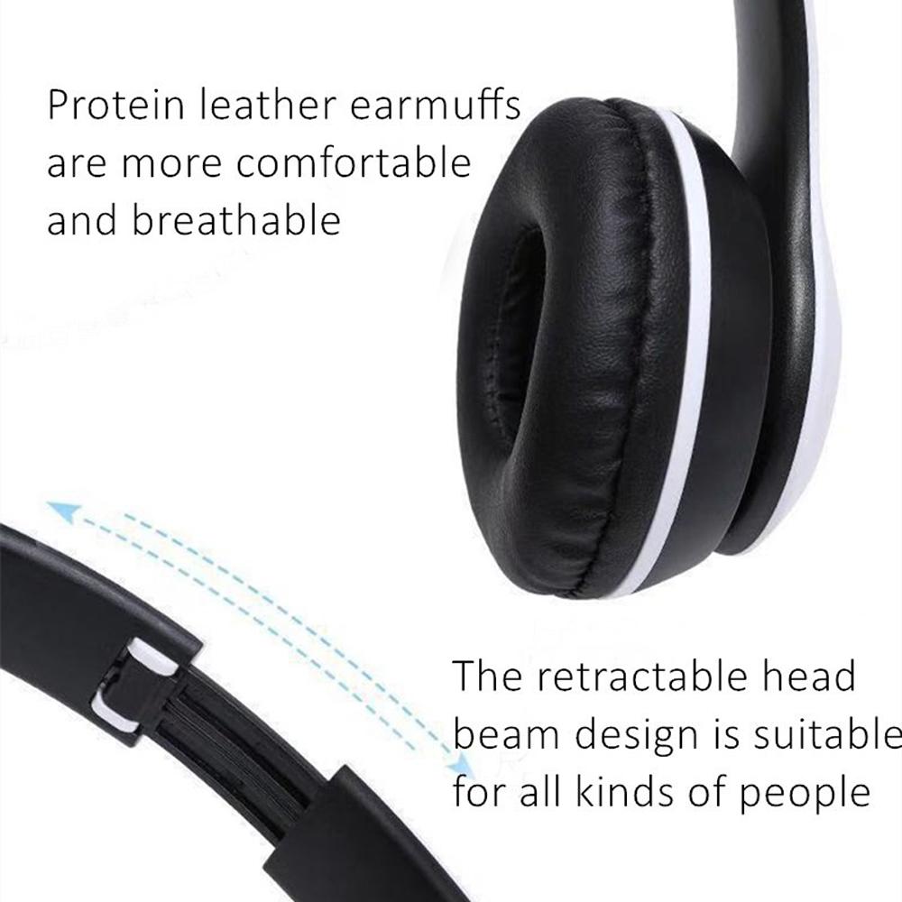 Không Dây Bluetooth Tai Nghe Nhạc Stereo Điện Thoại Tai Nghe Chơi Game Máy Tính Điện Thoại MP3 Tai Nghe Đa Năng Cho Bé Tặng