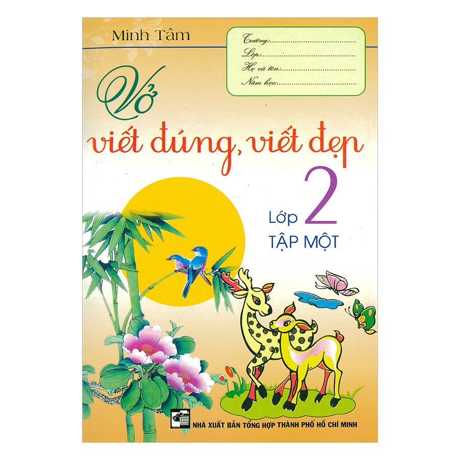 Vở Viết Đúng, Viết Đẹp Lớp 2 - Tập 1