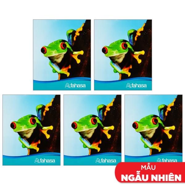 Combo 5 Tập 4 Ly Ngang 96 Trang ĐL 70g/m2 - FAHASA (Mẫu Màu Giao Ngẫu Nhiên)