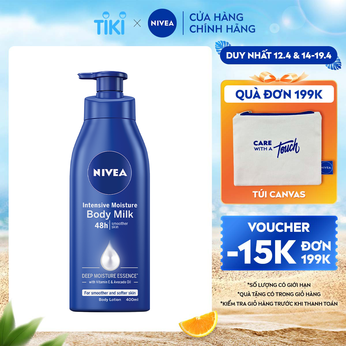 Sữa Dưỡng Thể Dưỡng Ẩm Chuyên Sâu Nivea 80204 (400ml)