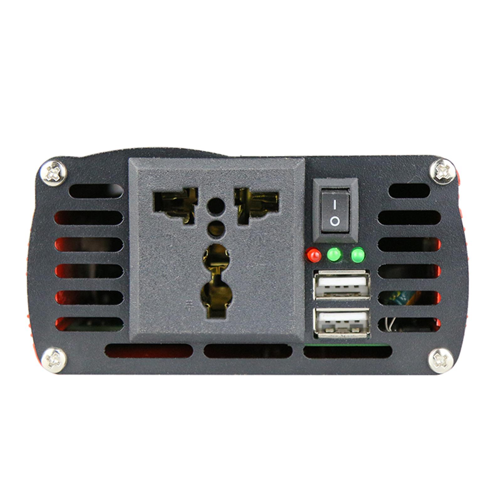 Solar Power Inverter Modified Sine Wave Power Inverter 1500W/3000W DC 12V to 220V-240V AC Power Inverter Dual USB Port for RV Car