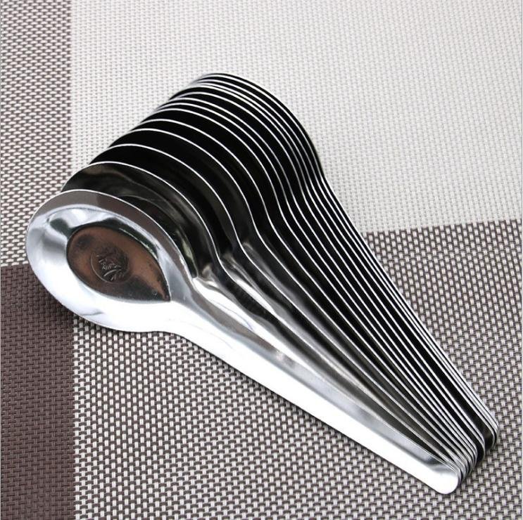 COMBO 10 Muỗng ăn thép không gỉ, muỗng, thìa dùng cho nhà hàng,canteen