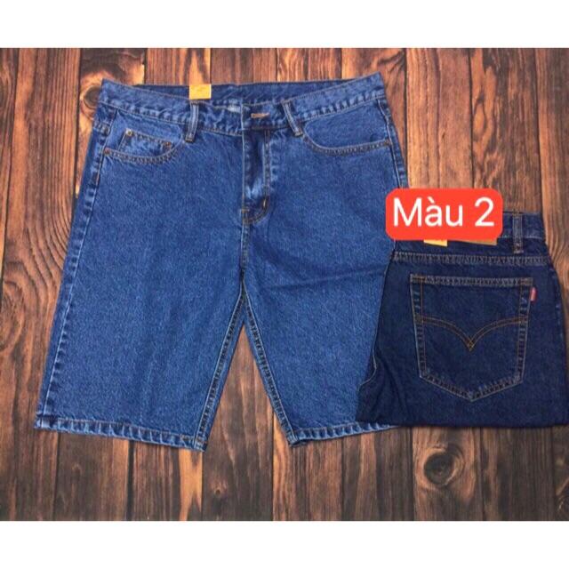 Quần short jean nam ống suông trung niên QN501D