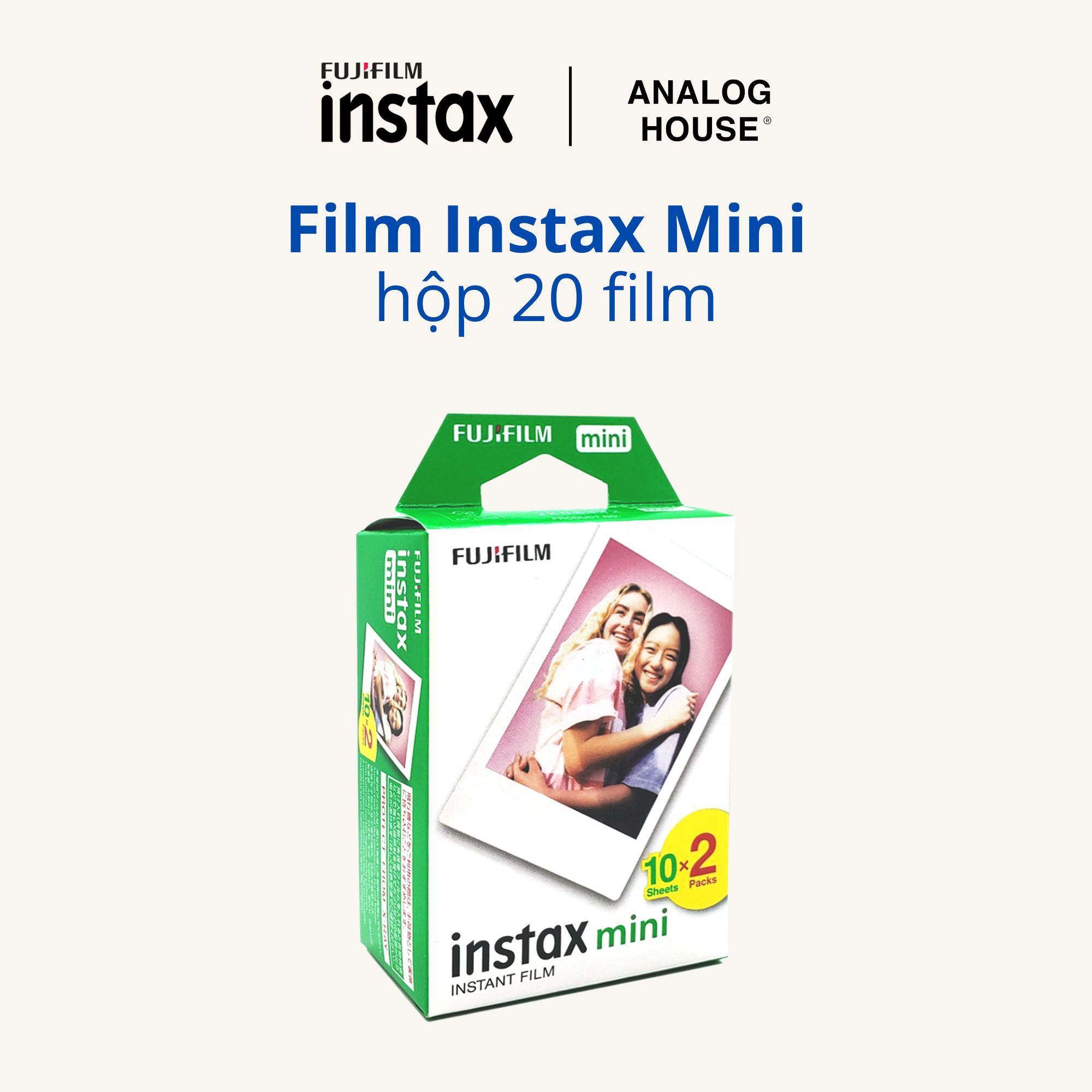 Hình ảnh Film Instax Mini - Giấy in ảnh cho máy chụp ảnh lấy liền Instax Mini - Hàng Chính Hãng