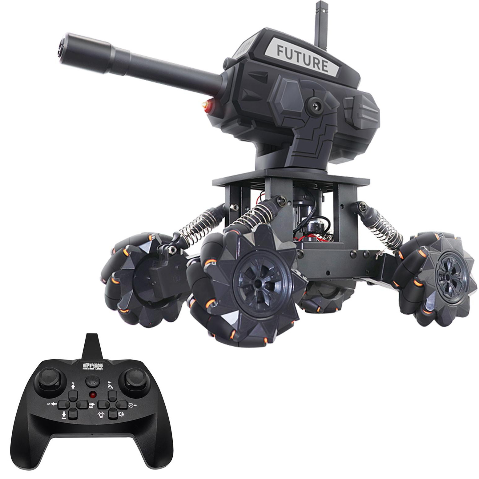Đồ chơi xe tăng điều khiển từ xa JJ01 DIY 2.4GHz 14CH RC