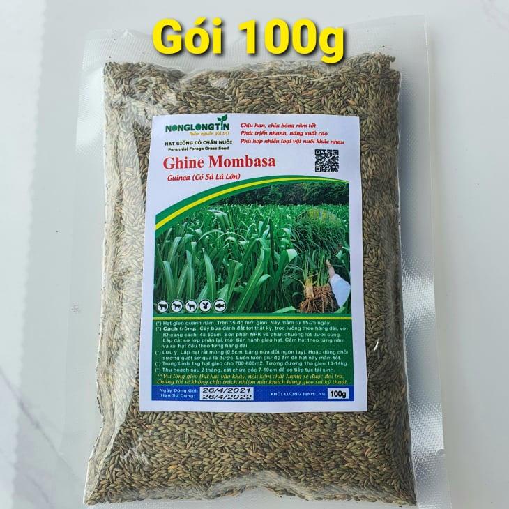 Cỏ Ghine Mombasa (Gói 100g) - Cỏ Sả Lá Lớn - Giống Cỏ Chăn Nuôi Nhiều Người Ưa Chuộng