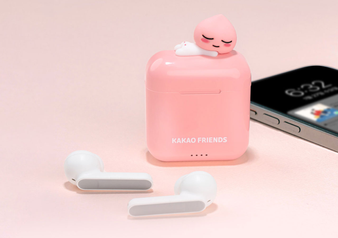 Tai Nghe Không Dây Bluetooth K1 Earbuds Ryan & Apeach KAKAO FRIENDS - Hàng chính hãng