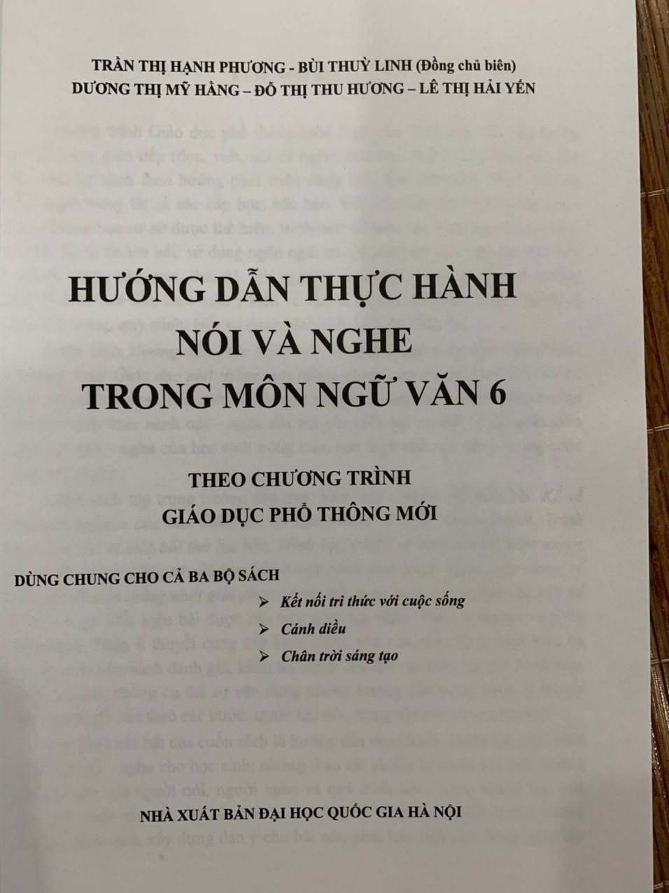 Hướng dẫn thực hành nói và nghe trong môn ngữ văn 6