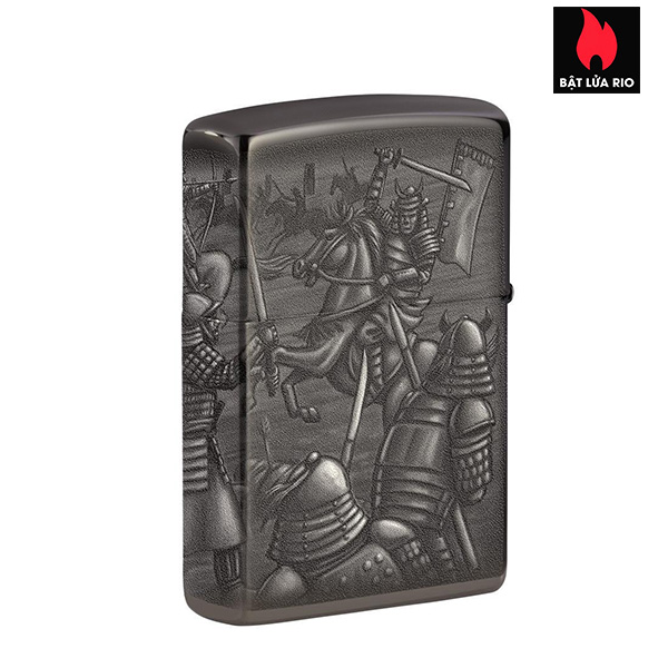 Bật Lửa Zippo 49292 – Zippo Knight Fight Design High Polish Black