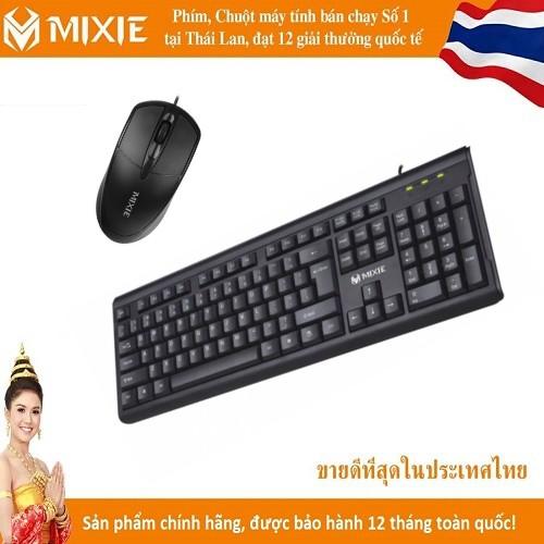 Bàn phím có dây MIXIE X6 Và Chuột Có Dây MIXIE X2 3 Phím Bấm - Cỗng Usb - Chính Hãng - Bảo Hành 12 Tháng.