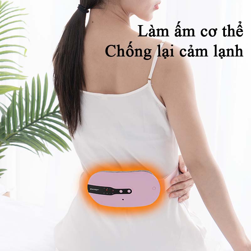 Máy Massage Bụng Kinh Làm Ấm Bụng Ba Mức Nhiệt Đa Năng Nhỏ Gọn Đai Chườm Bụng Giảm Đau Bụng Kinh Nguyệt Đau Lưng Ba Chế Độ Rung Làm Nóng Nhanh Túi Chườm Bụng Kinh Nóng Vải Nhung Mềm Mại Cao Cấp