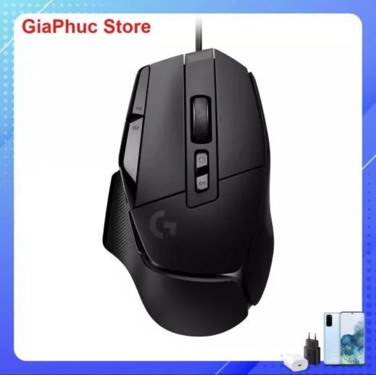 Chuột gaming có dây Logitech G502 X HERO - Hàng Chính Hãng