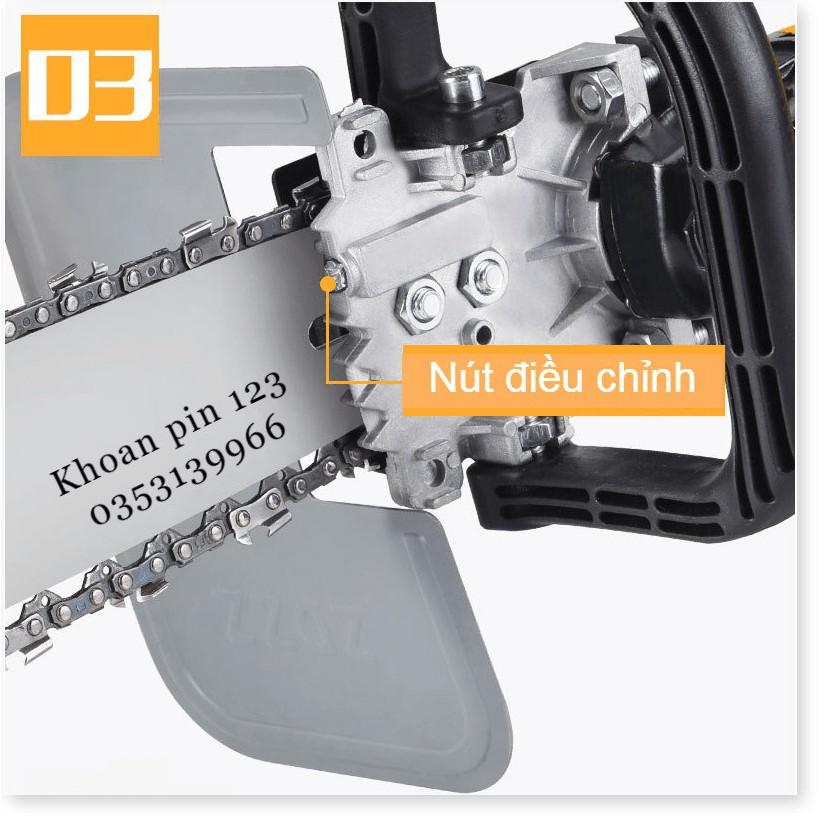 Bộ lưỡi cưa xích gắn máy mài, máy cắt cầm tay 11.5 inch cho máy M10 - M13 có hộp tra nhớt