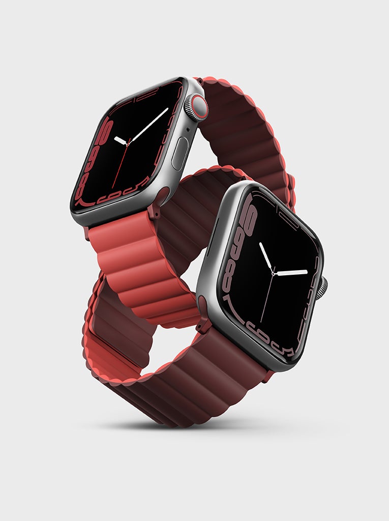 Dây đeo UNIQ Revix Reversible Magnetic Silicone Strap (38/40/41mm) cho Apple Watch 1~7/ SE - Hàng chính hãng