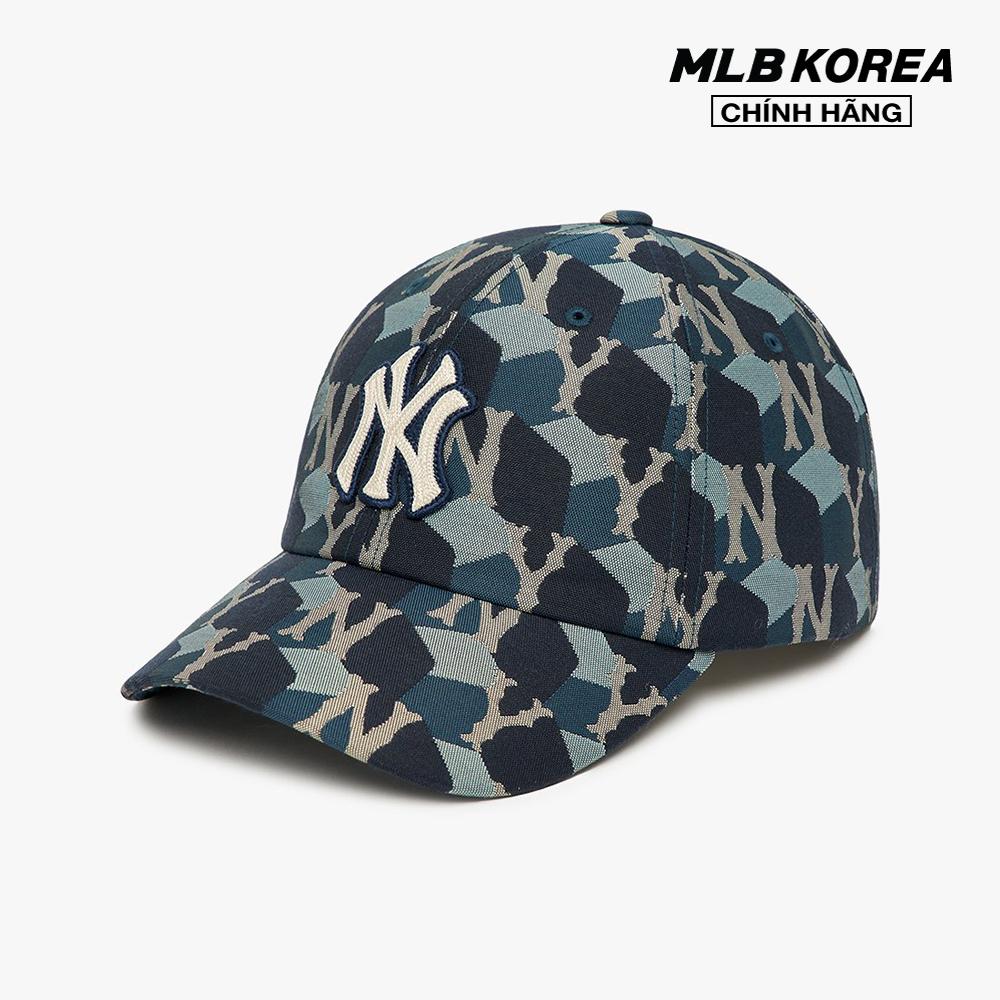 MLB - Nón bóng chày unisex Cube Monogram Curved 3ACPM212N