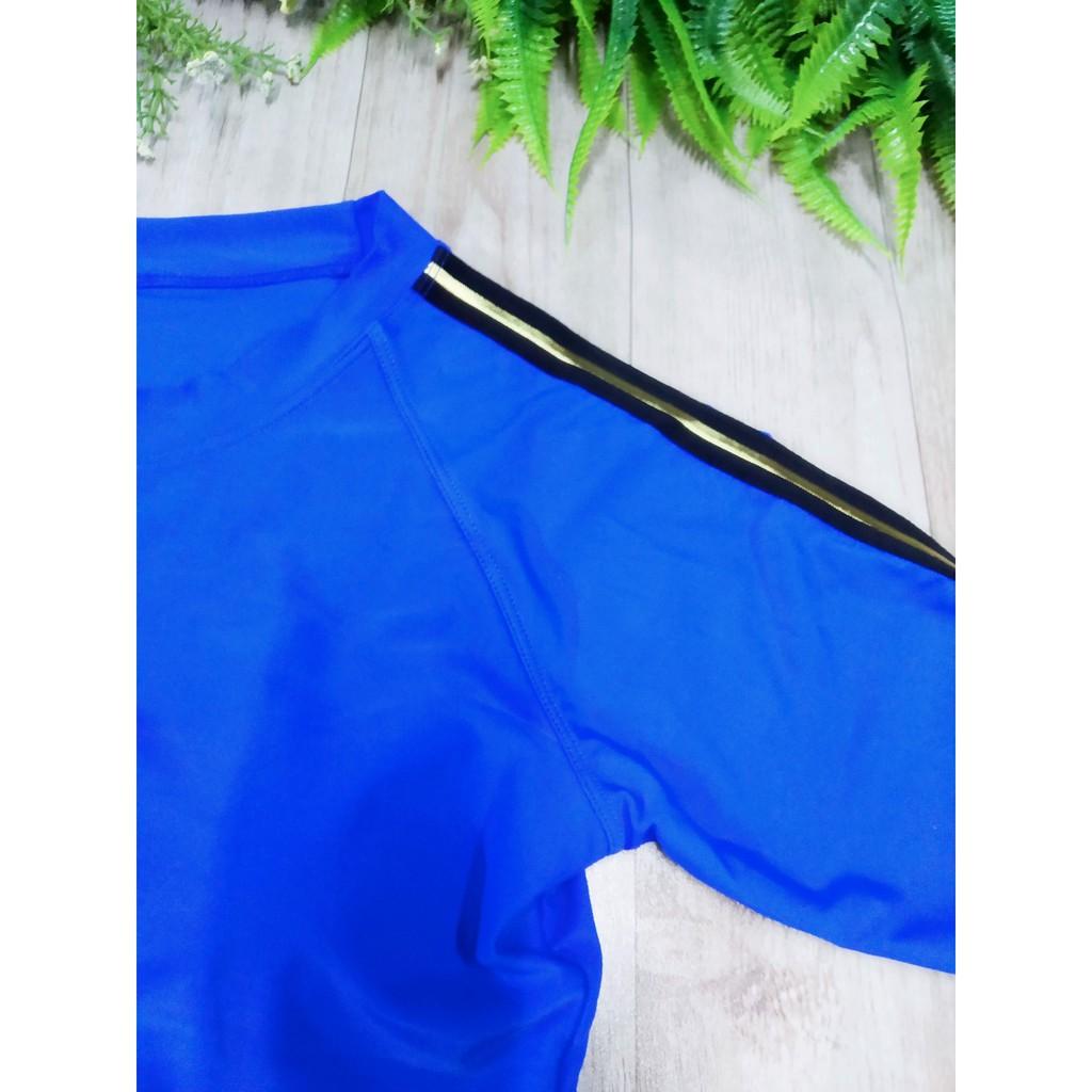 Sét bơi cao cấp 2 mảnh dài tay xanh coban của Nga