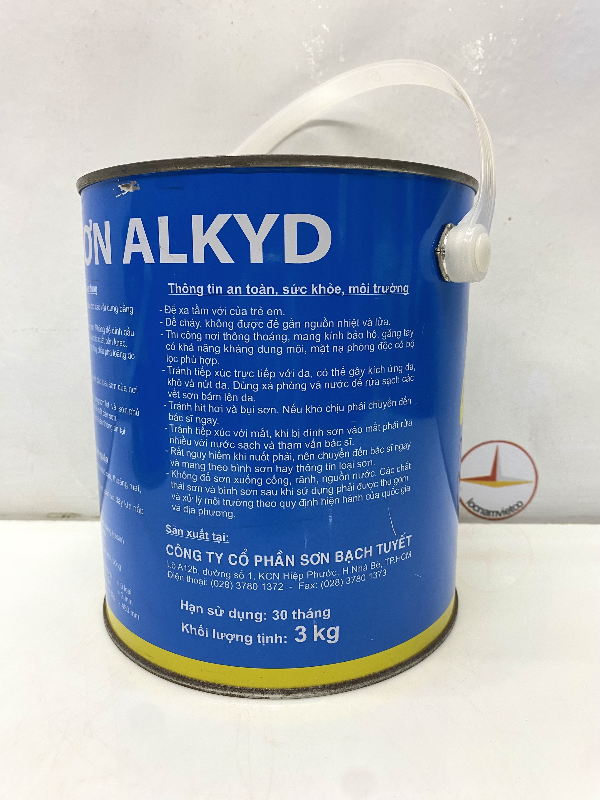 Sơn dầu Bạch Tuyết màu kem 151 3kg