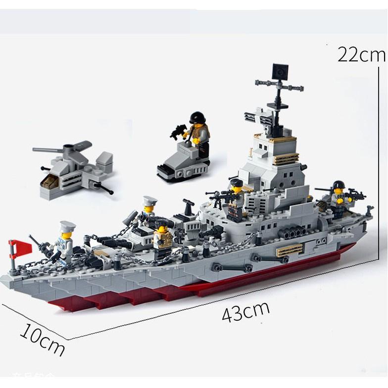 (1000+ CHI TIẾT-HÀNG LOẠI 1) BỘ ĐỒ CHƠI XẾP HÌNH LEGO CHIẾN HẠM CHIẾN THUYỀN 8 IN 1 PHÁT TRIỂN TƯ DUY CHO BÉ