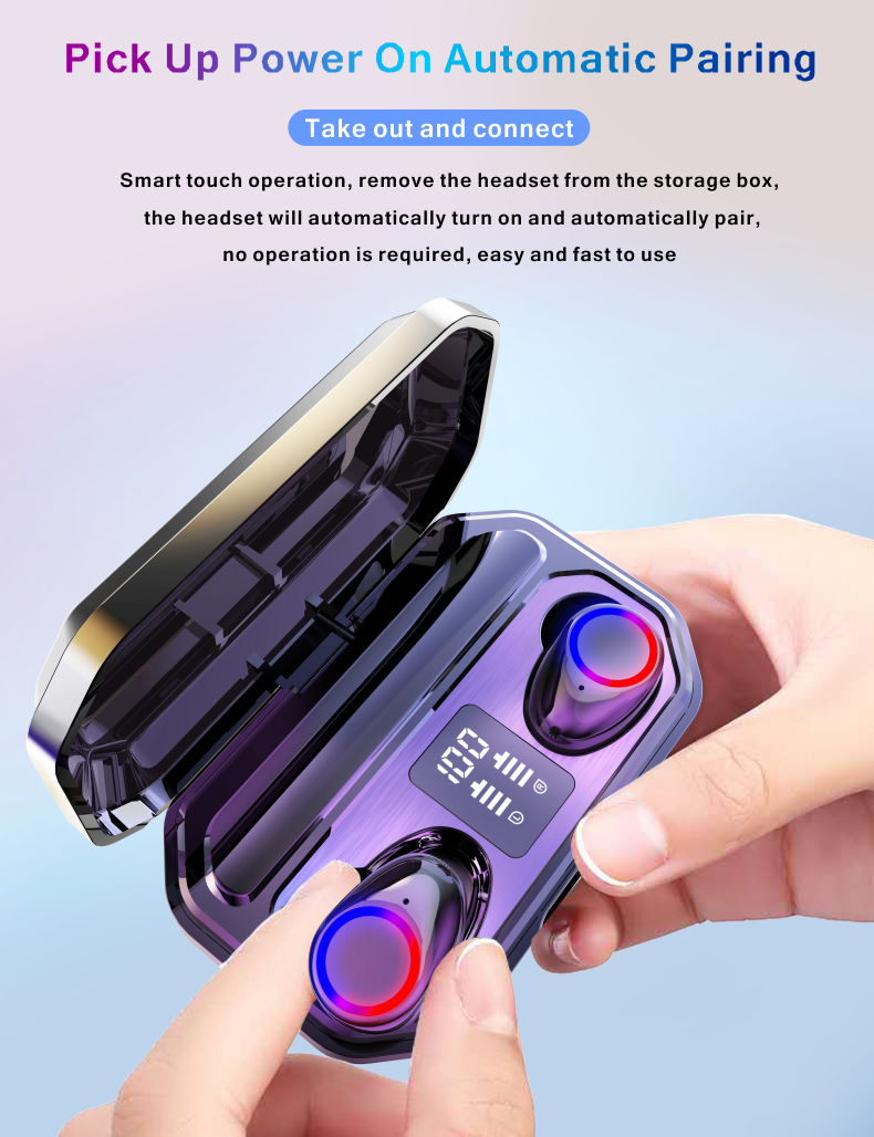 PIN 650H - Tai Nghe Bluetooth Không Dây Nhét Tai Bluetooth 5.3 TWS True Wireless Tai Phone Pin Sạc Dự Phòng Micro Ghi Âm Cảm Ứng Cho Điện Thoại Máy Tính Máy Tính Bàn Laptop Máy Tính Bảng PC Mac MacBook Gaming LT The Deosd MM - Hàng Chính Hãng