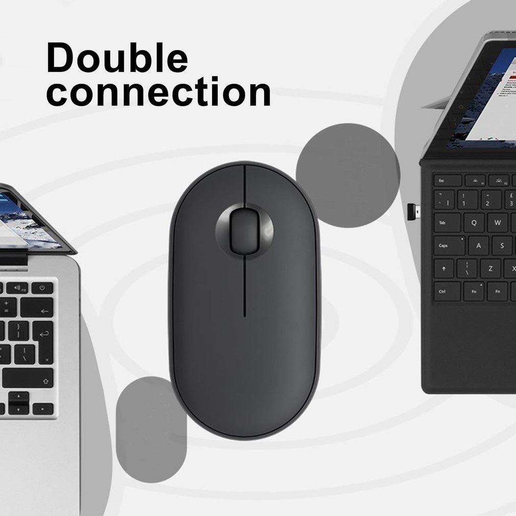 Độ Chính Xác Cao Chuột Không Dây Dual Mẫu Tắt Tiếng Kiểu Dáng Thời Trang Và Chuột Di Động Thích Hợp Cho Pebble M350 Dành Cho Laptop