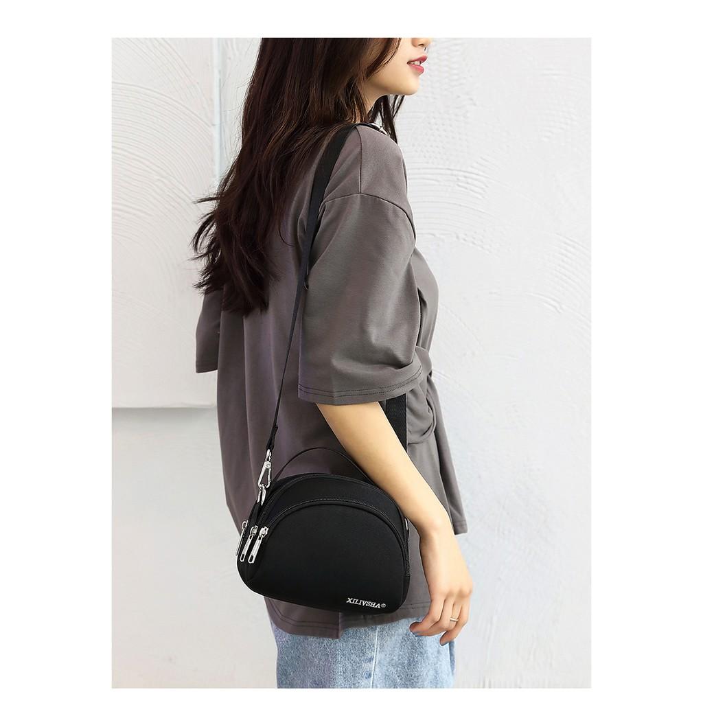 Women's Bag Crossbody Phone Bag Fashionable All-Match Waterproof Shoulder Bag Leisure Multi-Compartment Oxford Bag