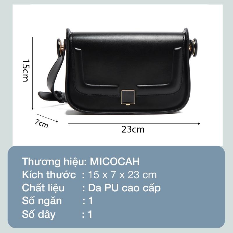 Túi Xách Nữ Đeo Chéo Đeo Vai Chính Hãng MICOCAH Dáng Công Sở Thời Trang Da Cao Cấp Cực Đẹp MC126 - Tukado