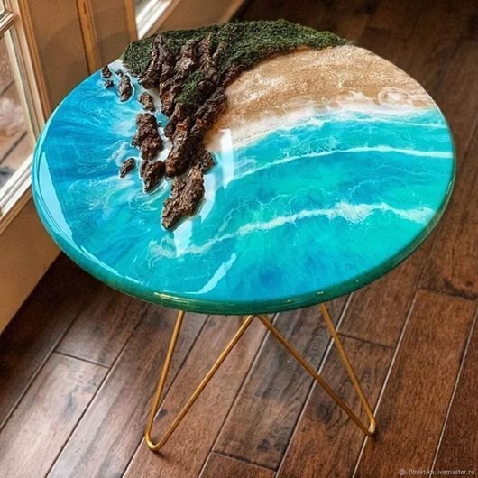 Keo Epoxy Resin trong suốt HTS RST-A2 bộ nhỏ 3kg đổ sàn, đổ bàn ghế, decor 3D