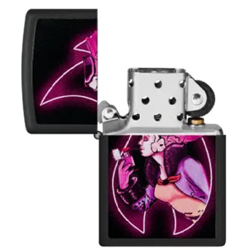 Bật Lửa Zippo Classic Black Matte Color Image 48139