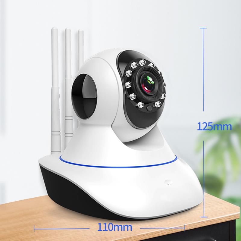 Camera IP WiFi HD 3MP Camera quan sát gia đình thông minh Giám sát 360 độ PTZ Kamera Bảo vệ an ninh trong nhà Pet Baby Video Monitor Kích thước cảm biến Secur Cam: Chỉ camera 1080P
