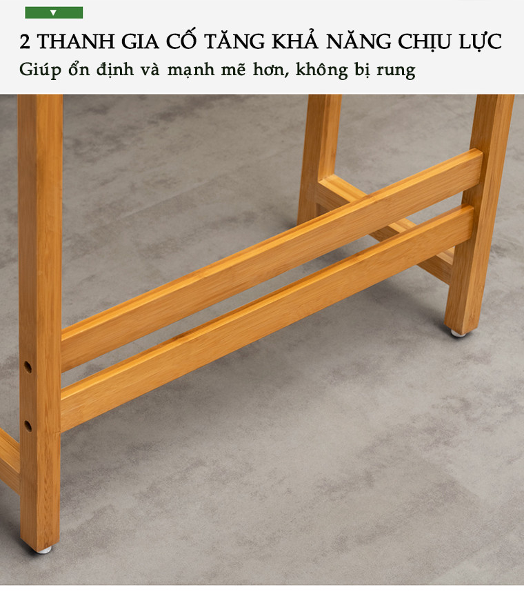 Kệ sau máy giặt gỗ tre tự nhiên thương hiệu MuMaRen nhập khẩu