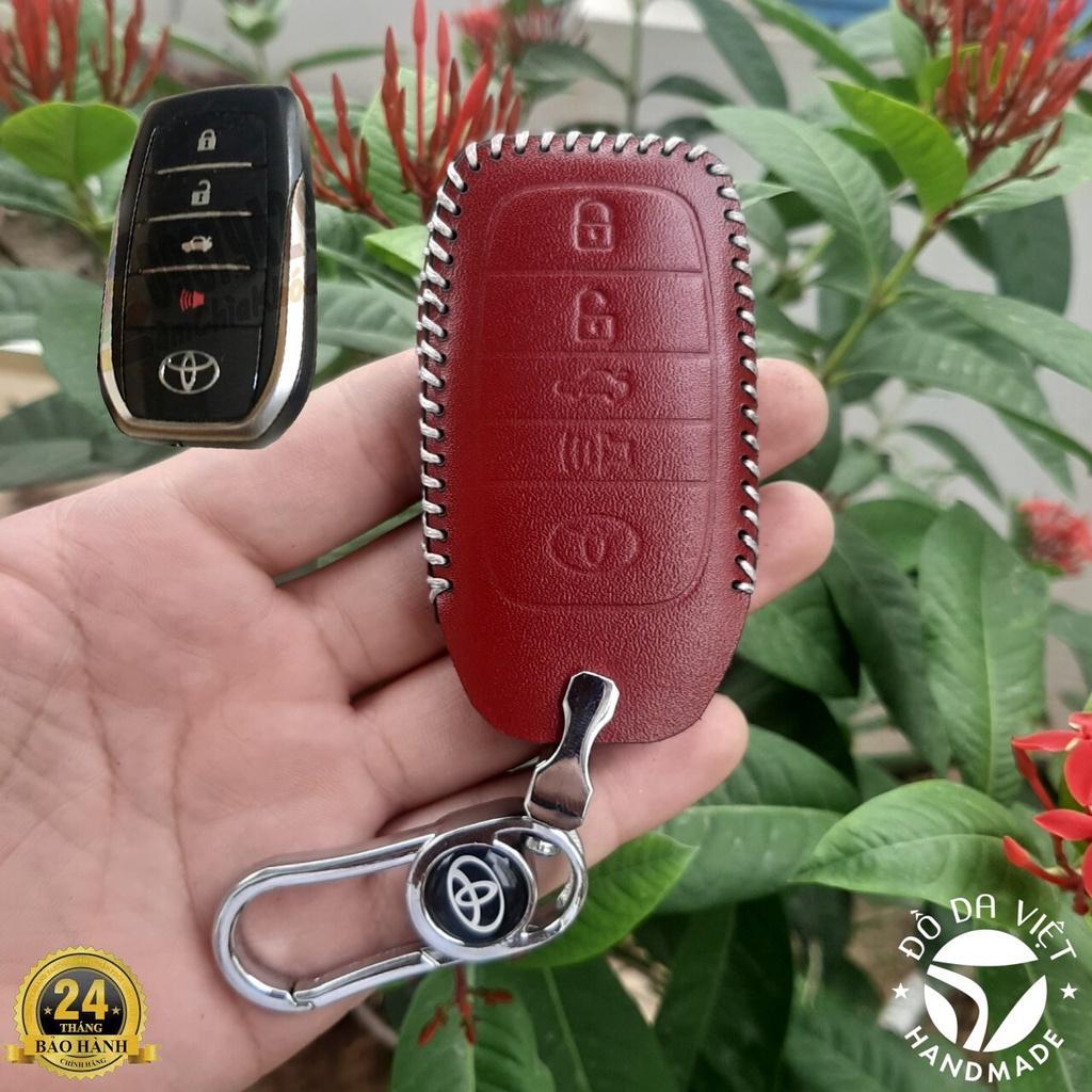 Bao Da Chìa Khóa Ô tô Toyota Camry, Fortuner , Da Bò nhập khẩu