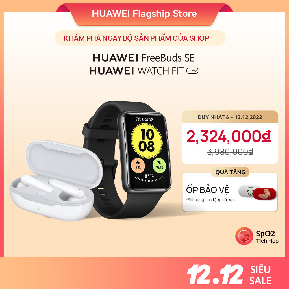 Bộ Sản Phẩm - Tai nghe HUAWEI FreeBuds SE | Hàng Chính Hãng