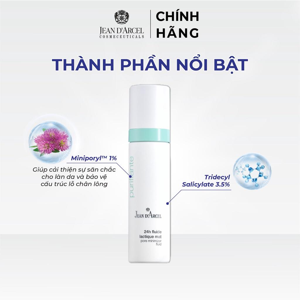 J112 Sữa dưỡng se khít lỗ chân lông  Purifiante - Pore Minimizer Fluid 50ml - Jean d'Arcel