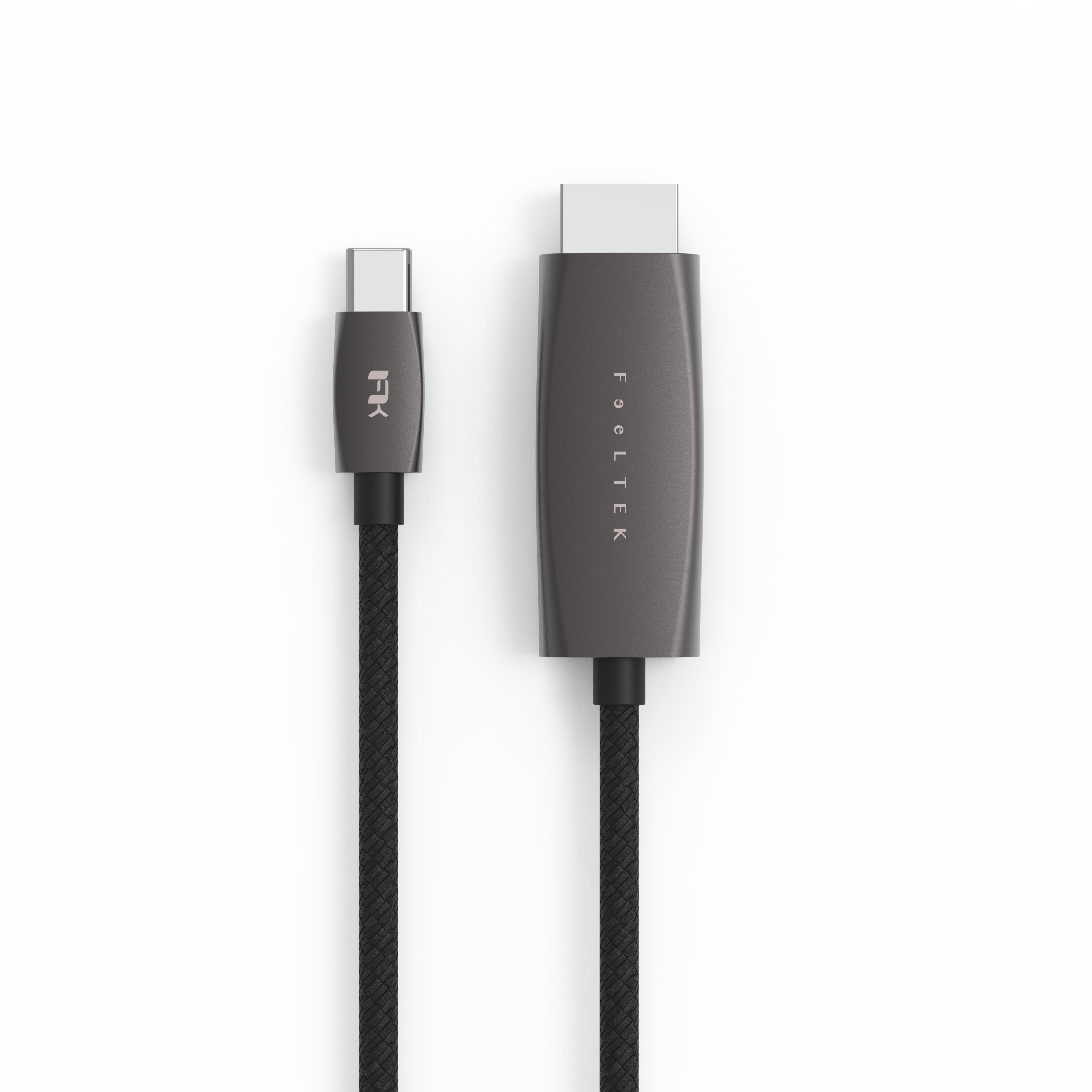 Cáp sạc Flexible USB-C to HDMI Cable 180cm Feeltek - màu đen- Hàng chính hãng