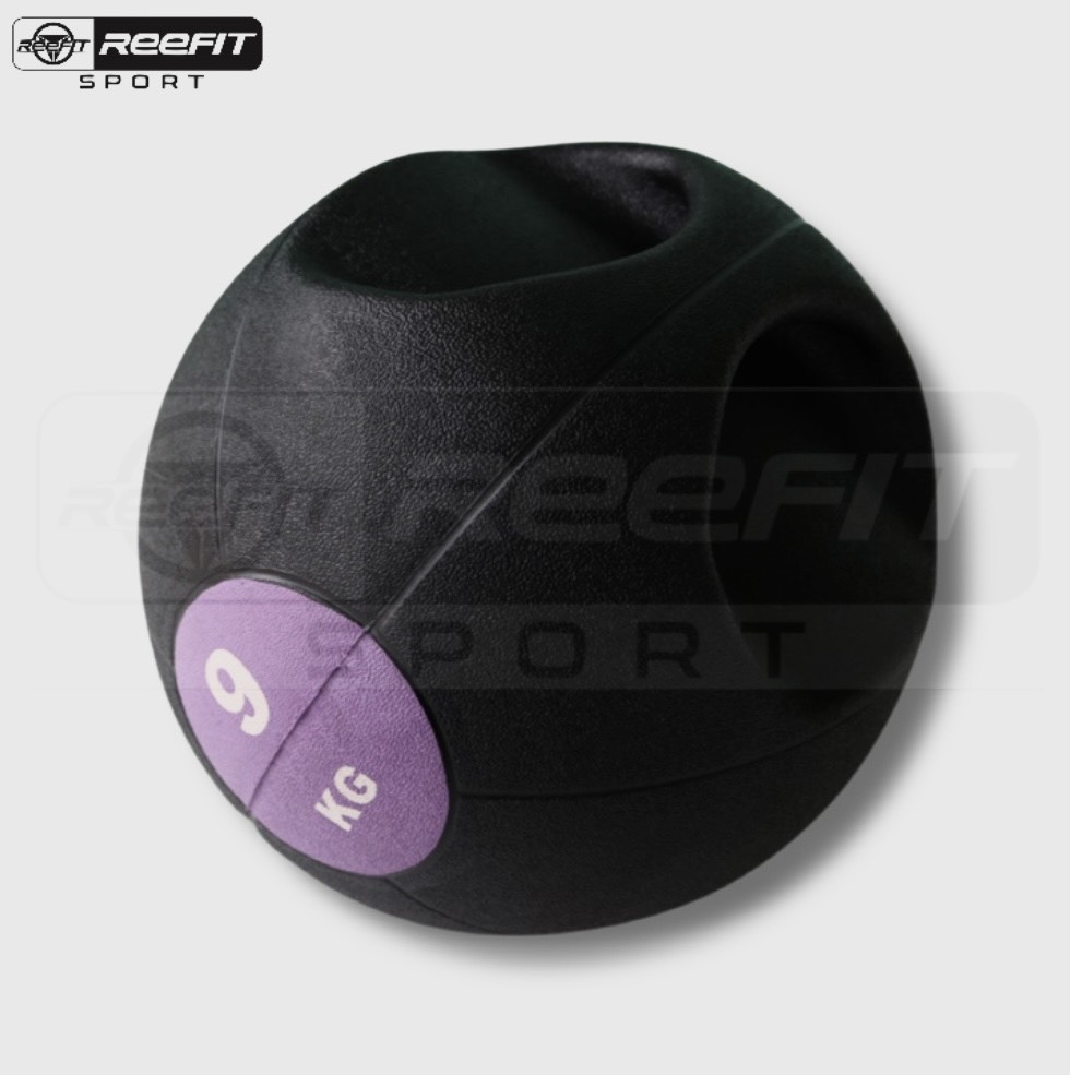 Bóng đập Medicine Ball 9kg có tay cầm RF54002