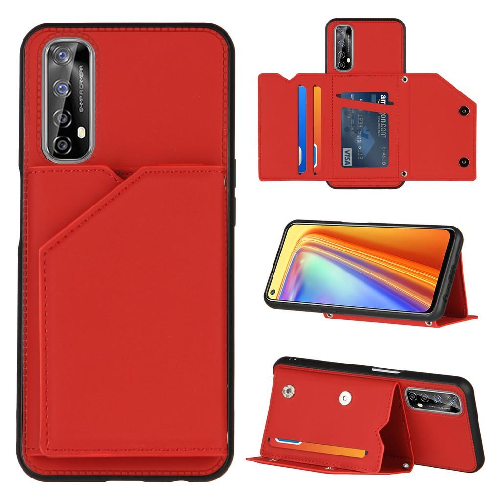Ốp lưng điện thoại dạng ví da có ngăn đựng thẻ cho OPPO F17 Pro A93 A92 A72 A52 A53 A53s A32 A9 2020 A5 2020 A11 A11X