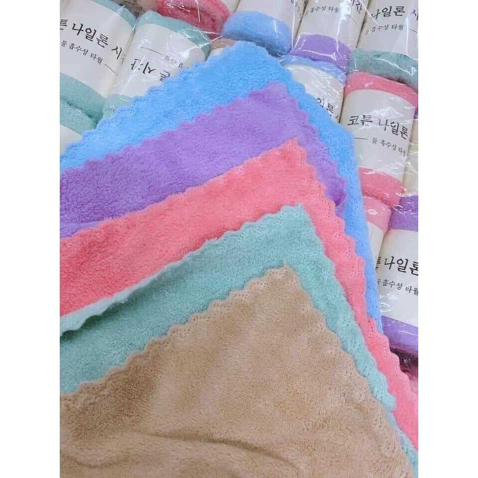 Set 10 Khăn Mặt Xuất Hàn Quốc 100% Cotton 35*50cm